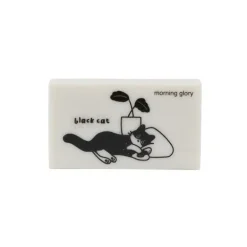 Cozy Black Cat Eraser