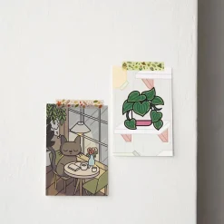 Cozy Home Houseplant Postcard