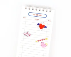 Crayon Heart Deco Sticker