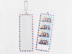 4 Cut Slim Photo Holder Key Chain