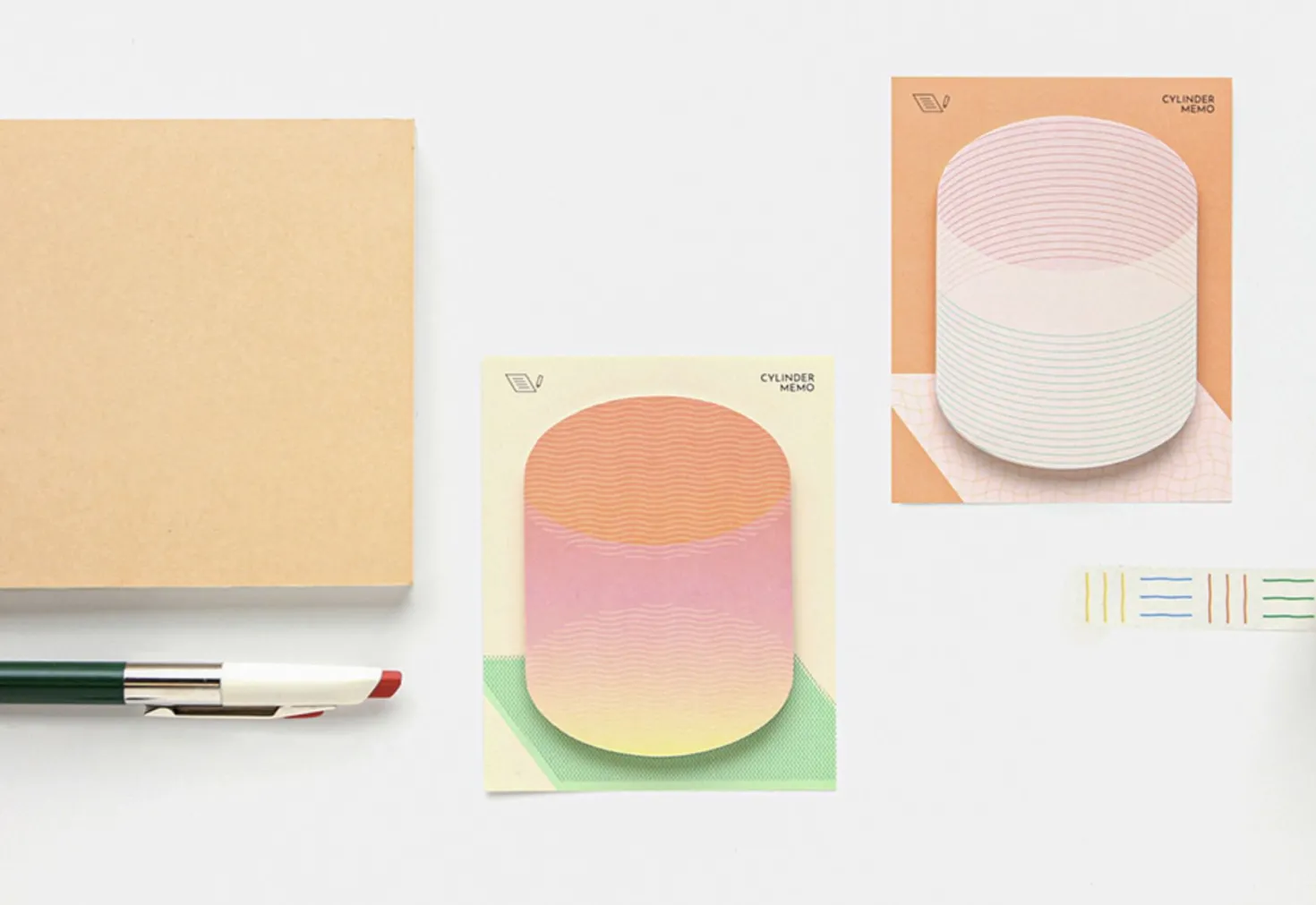 Cylinder Sticky Note