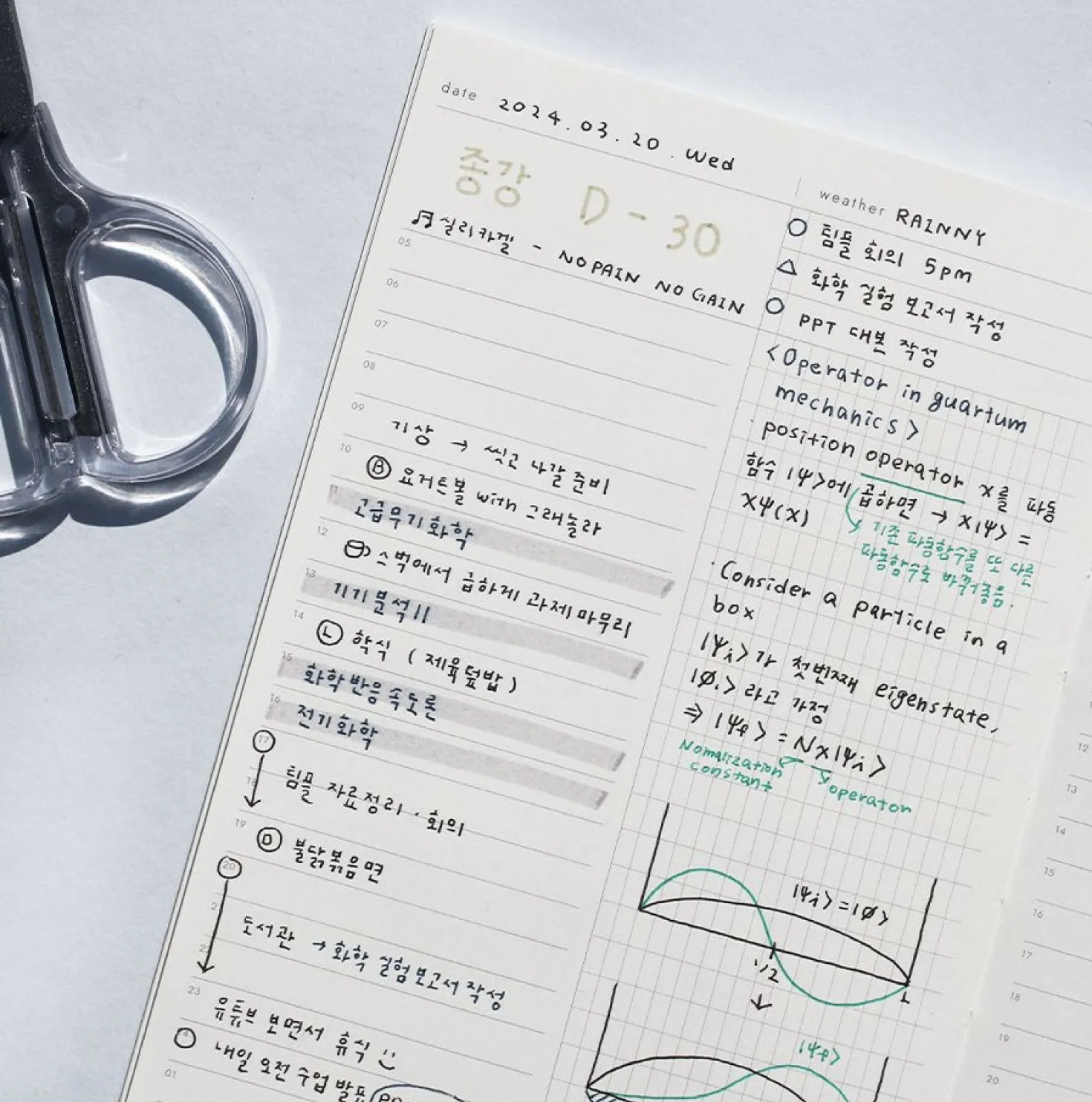 Daily Sequence One-Month Planner