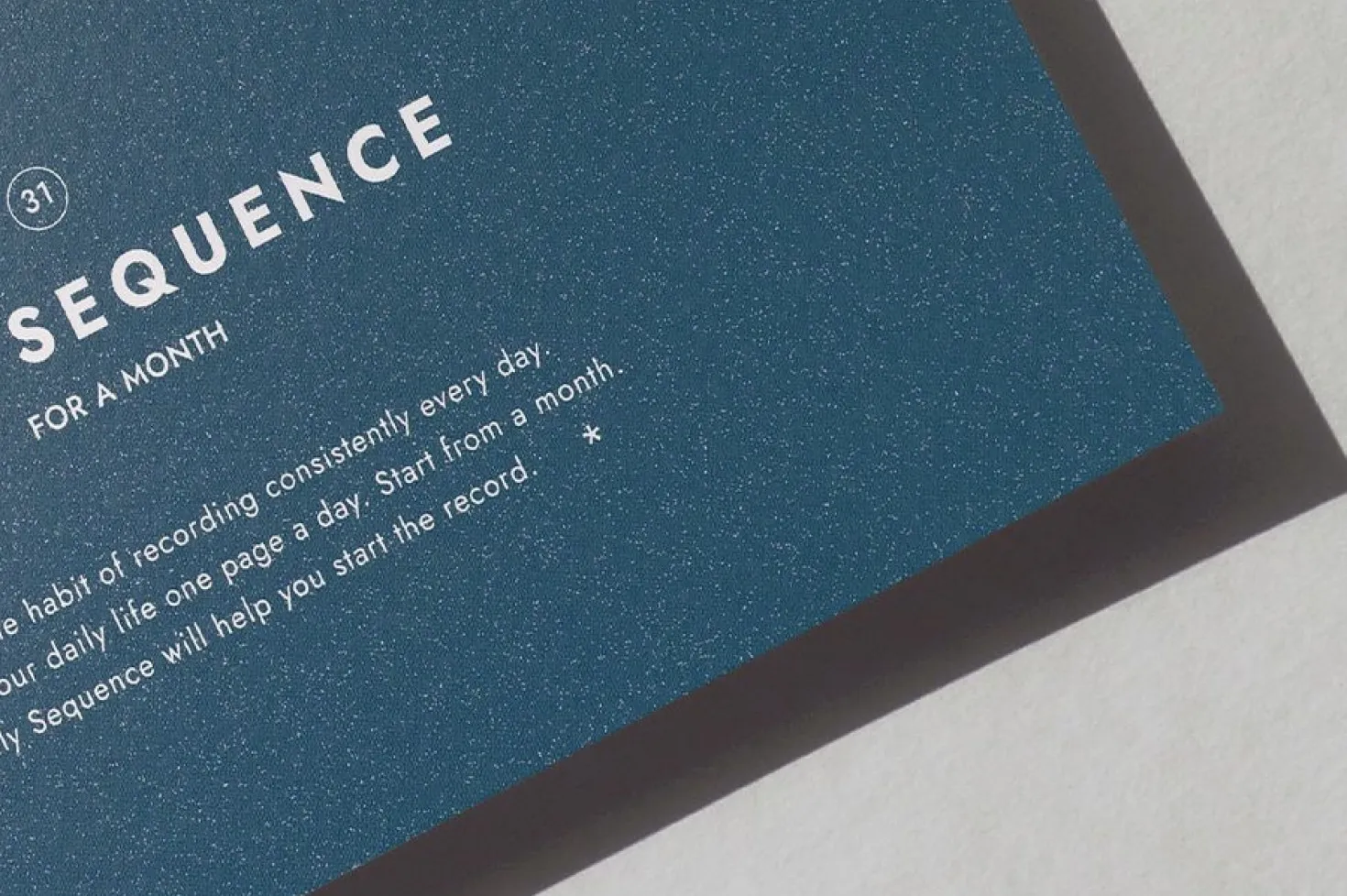 Daily Sequence One-Month Planner