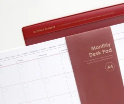 Dateless A4 Monthly Desk Pad