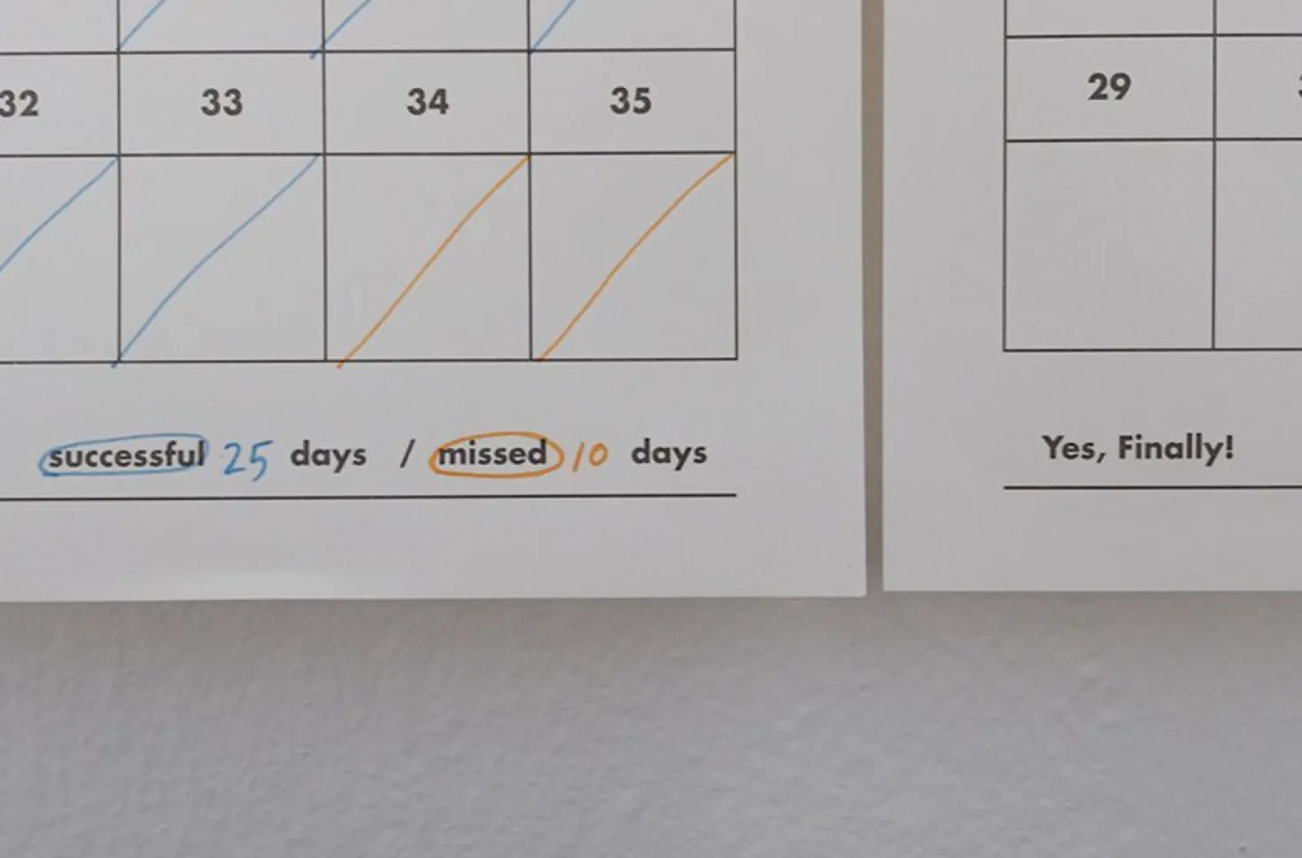35 Days Goal Planning Notepad