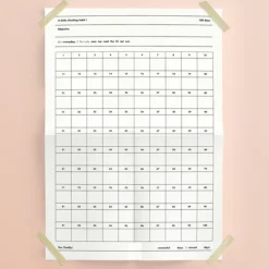 100 Days Goal Planning Sheet