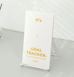 30 Days Goal Tracking Slim Notebook