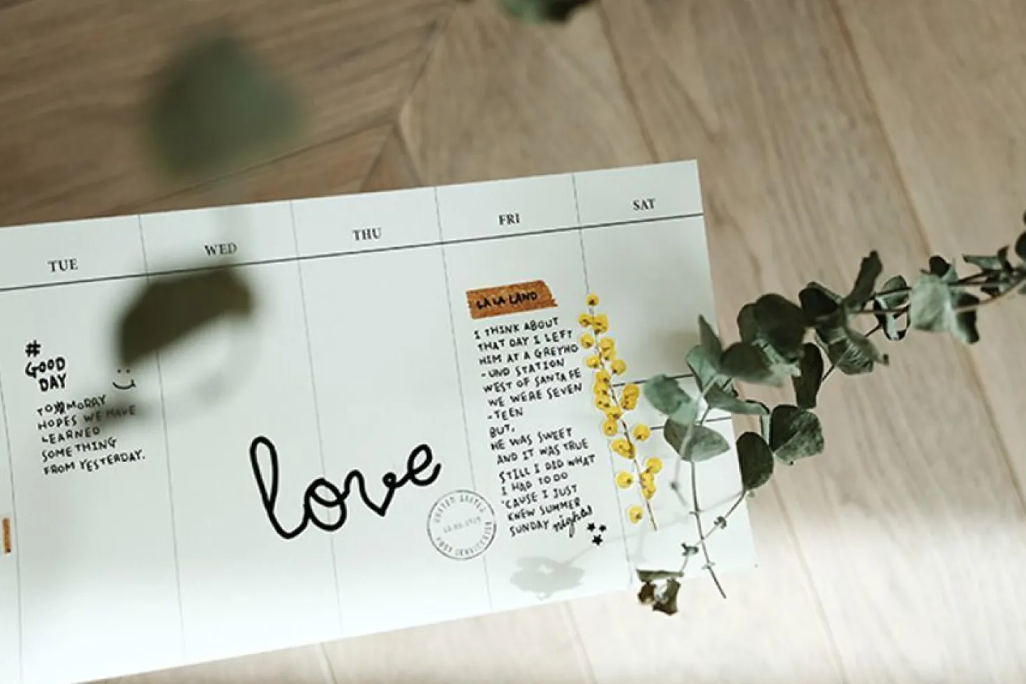Dear Flower Deco Sticker Set