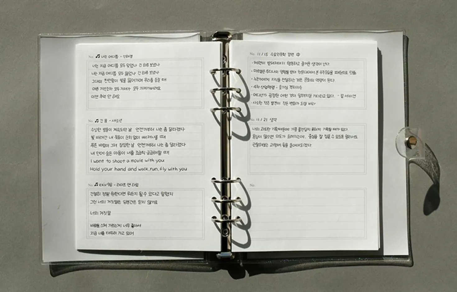 Deco Pocket 6 Ring A5 Planner Refill