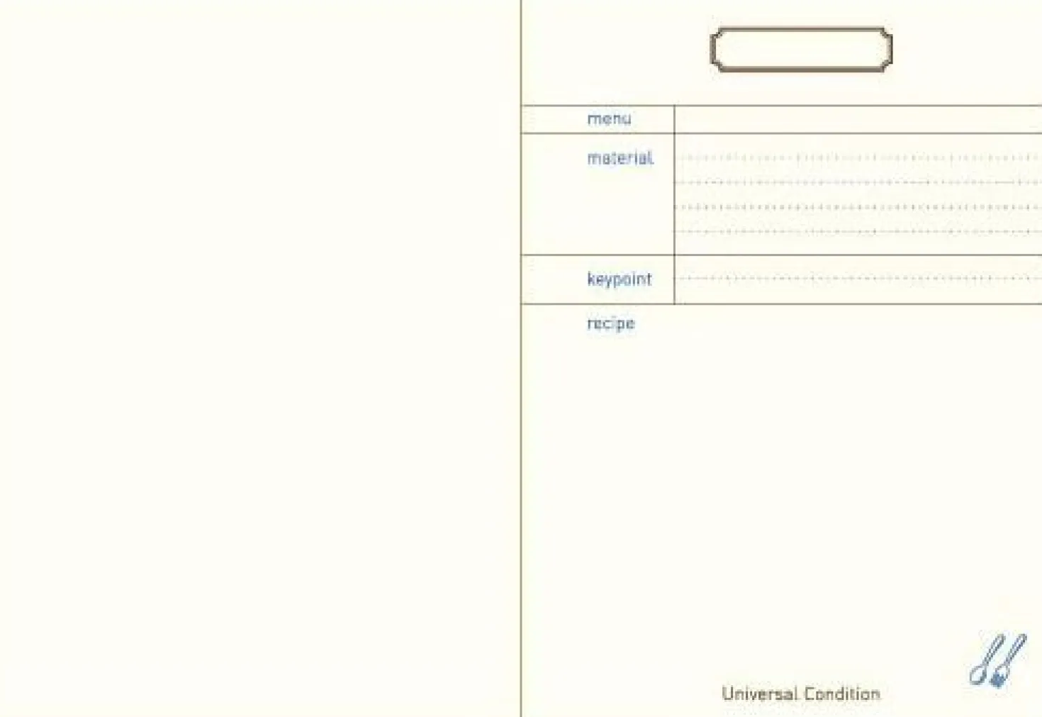 Delicious Recipe Notebook