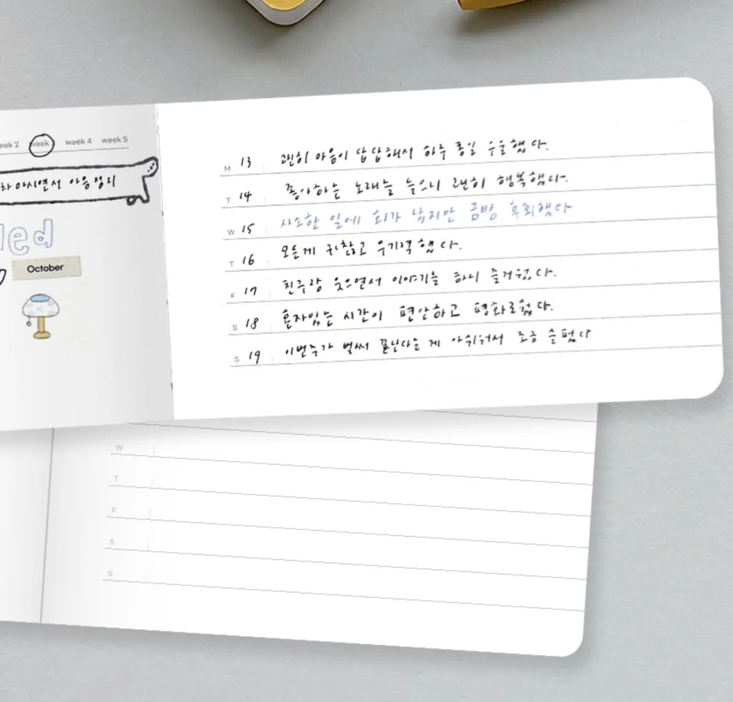 Delight Log Mini Notebook
