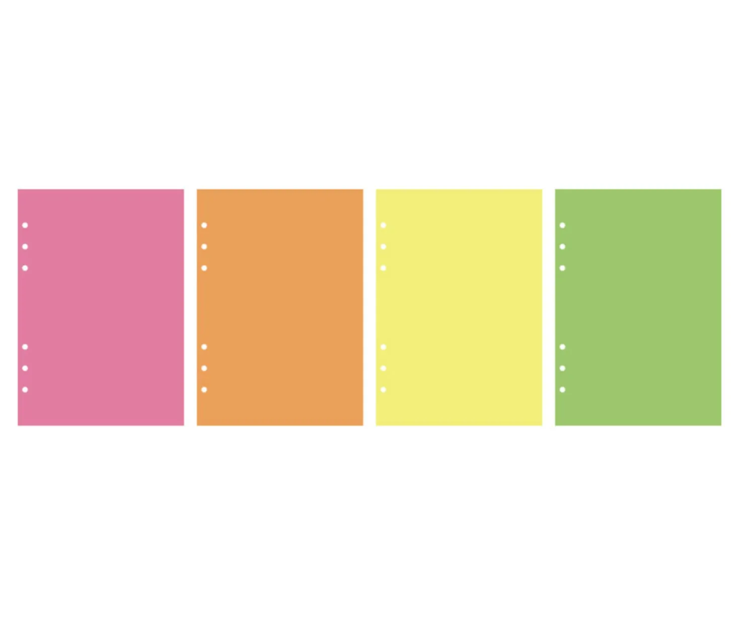 Designer’s Color 6 Ring A5 Note Refill