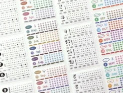 Diary Date Sticker Set