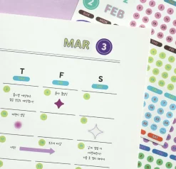 Diary Date Sticker Set