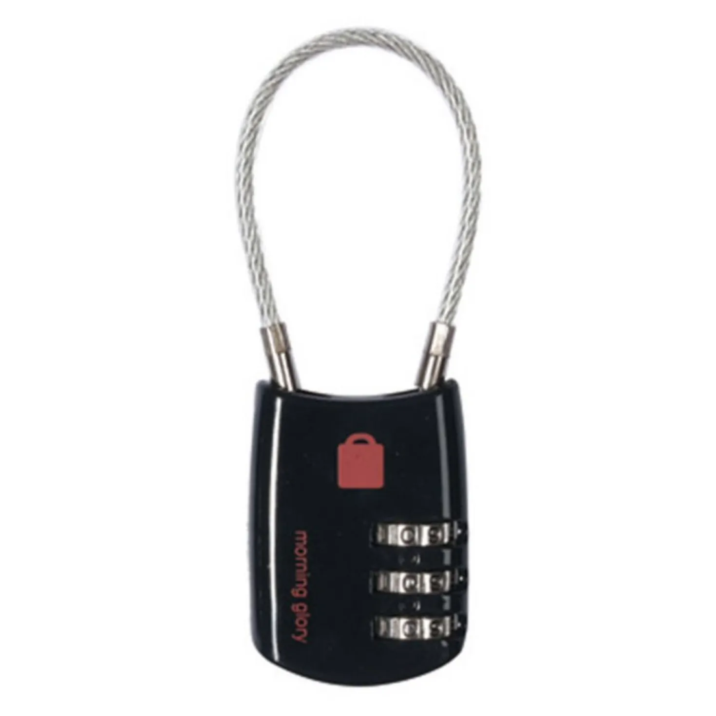 3 Digit Combination Cable Travel Lock