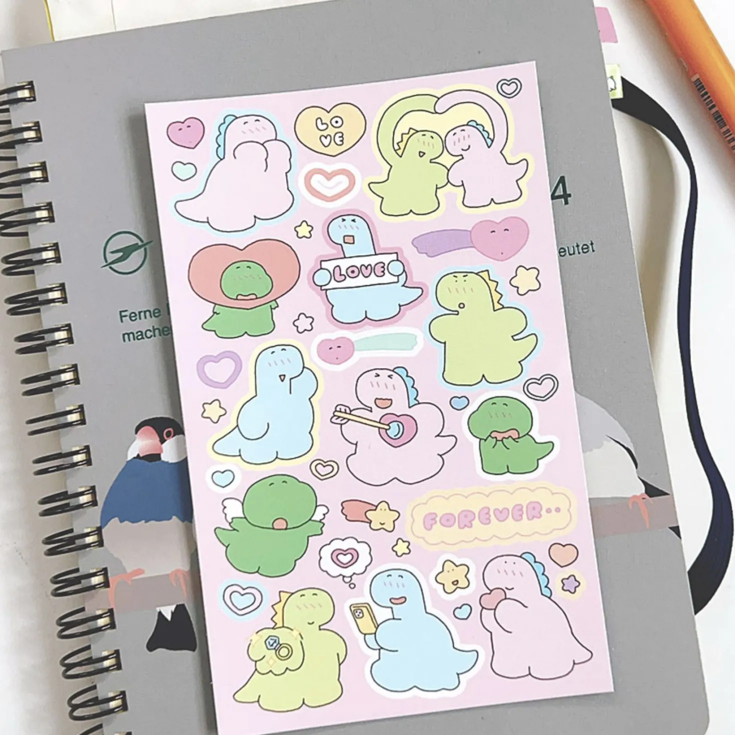 Dino Emotion Deco Sticker