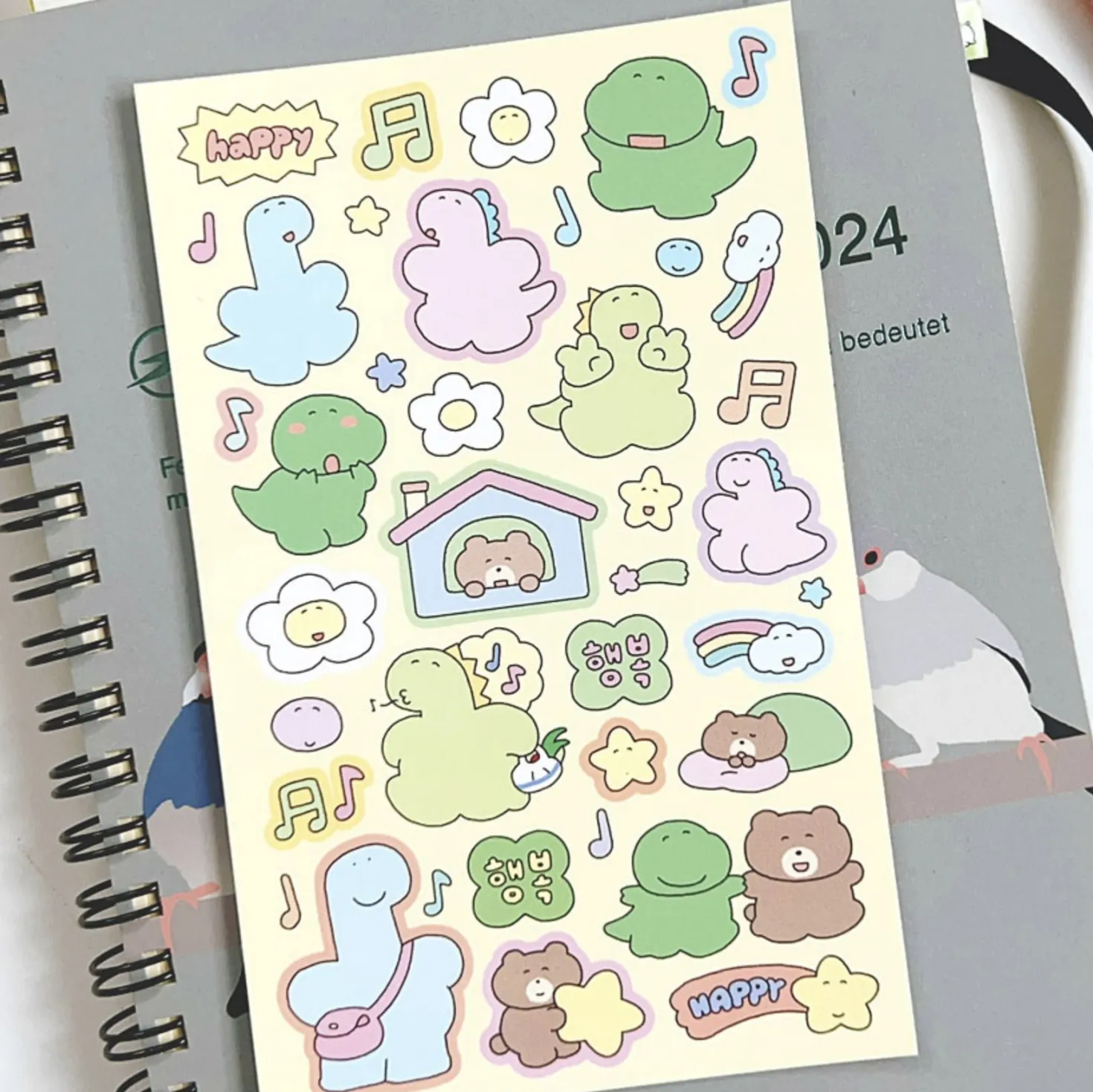 Dino Emotion Deco Sticker