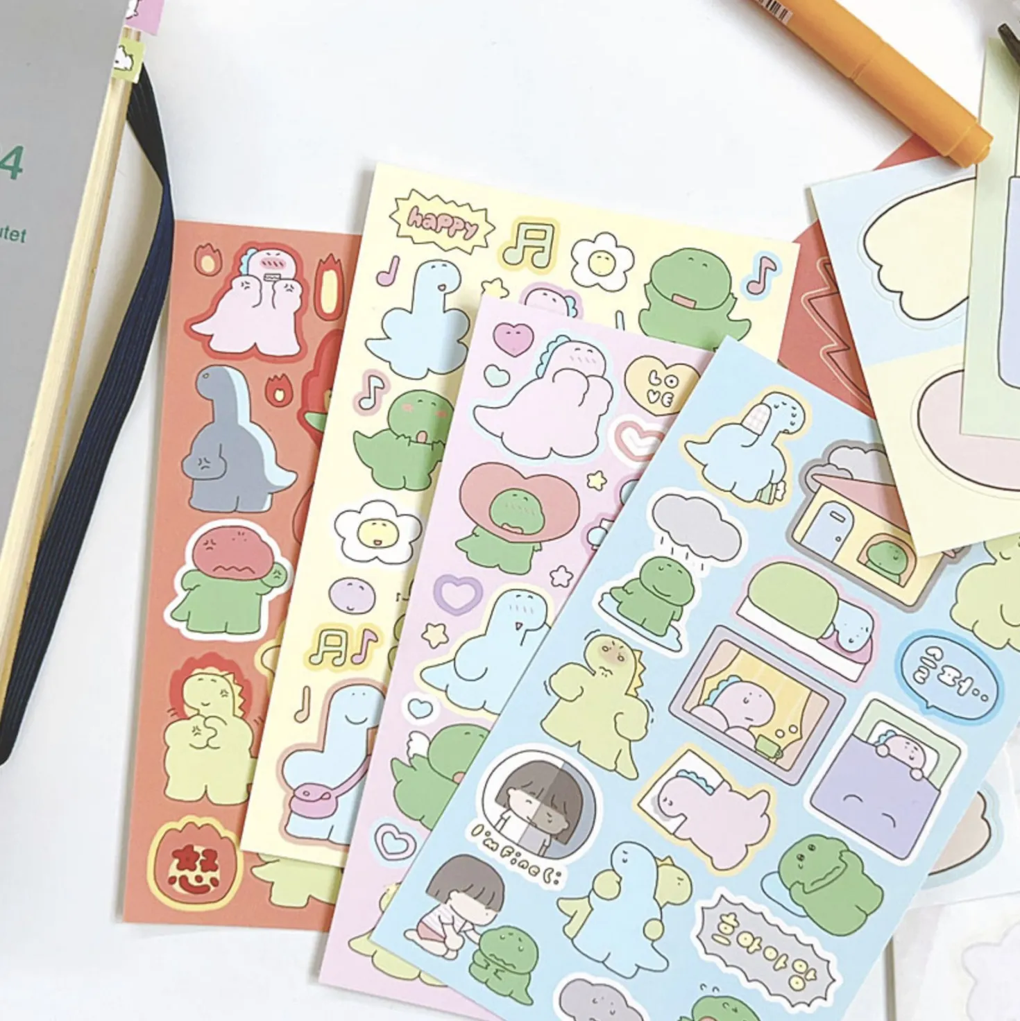 Dino Emotion Deco Sticker