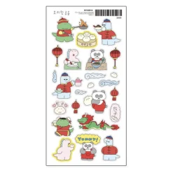 Dino's Daily Life Deco Sticker