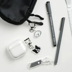 Dog Face Acrylic Key Ring