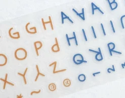 Doodle Alphabet Kiss Cut Deco Tape