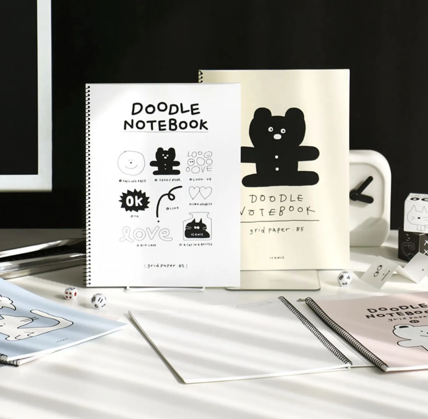 Doodle B5 Grid Notebook