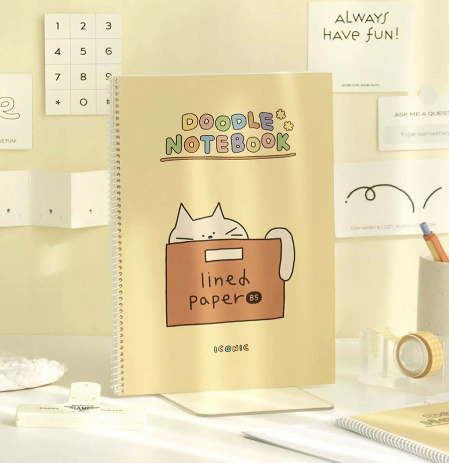 Doodle B5 Lined Notebook
