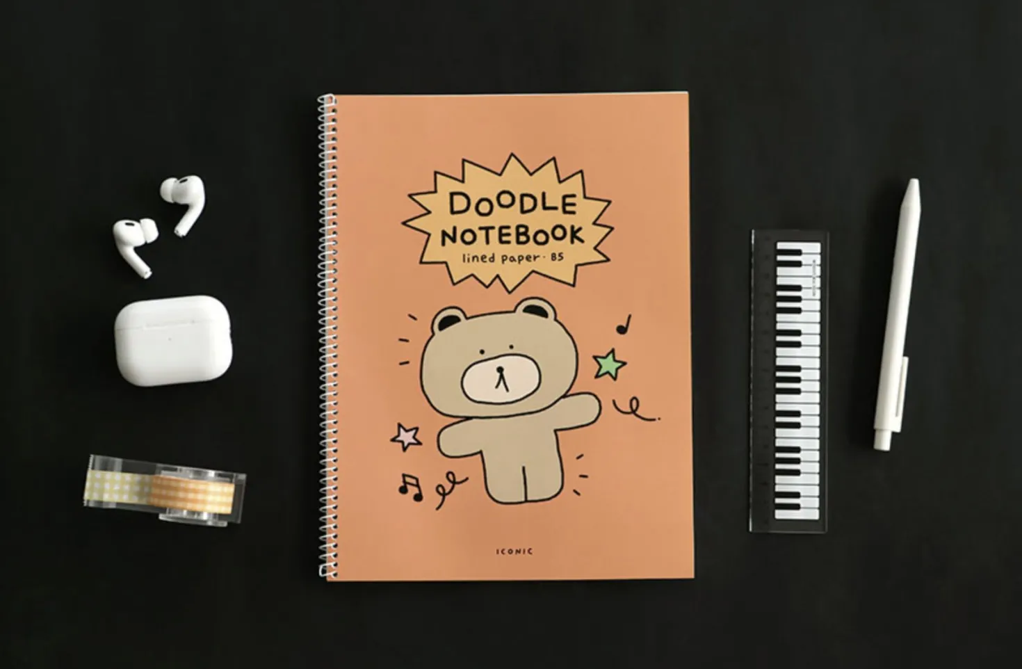 Doodle B5 Lined Notebook