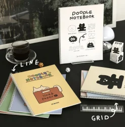 Doodle B5 Lined Notebook