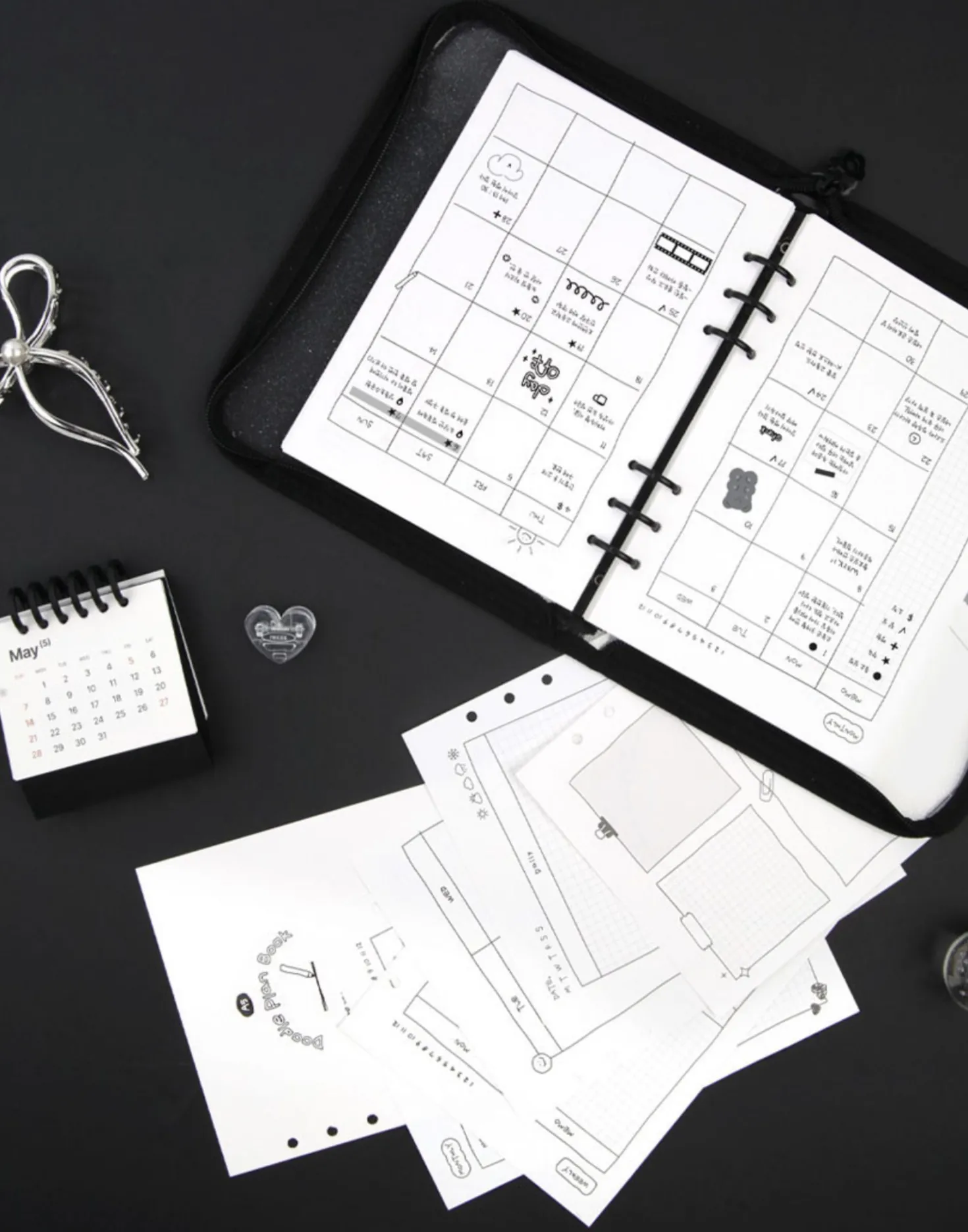 Doodle Bulk 6 Ring A5 Planner Refill