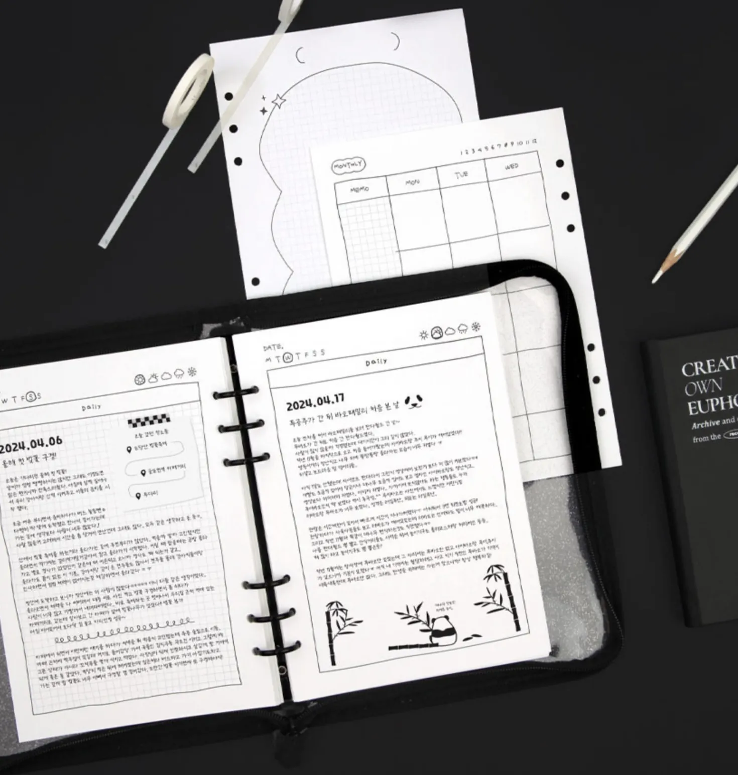 Doodle Bulk 6 Ring A5 Planner Refill