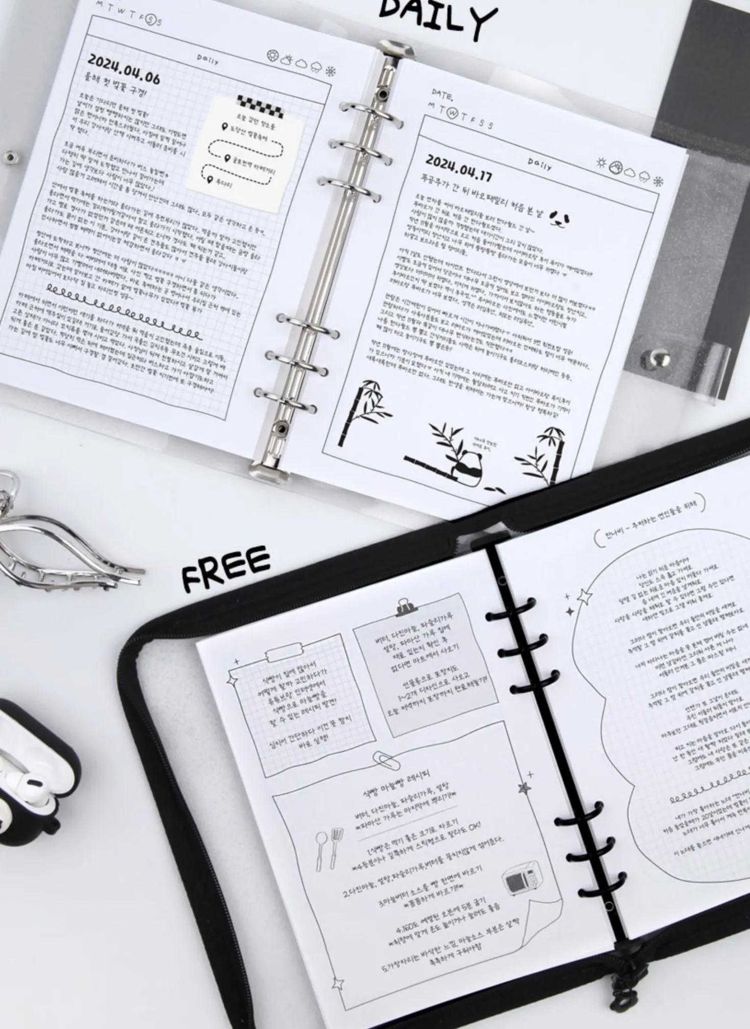 Doodle Bulk 6 Ring A5 Planner Refill