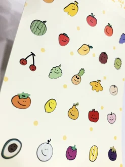 Doodle Emoji Deco Sticker