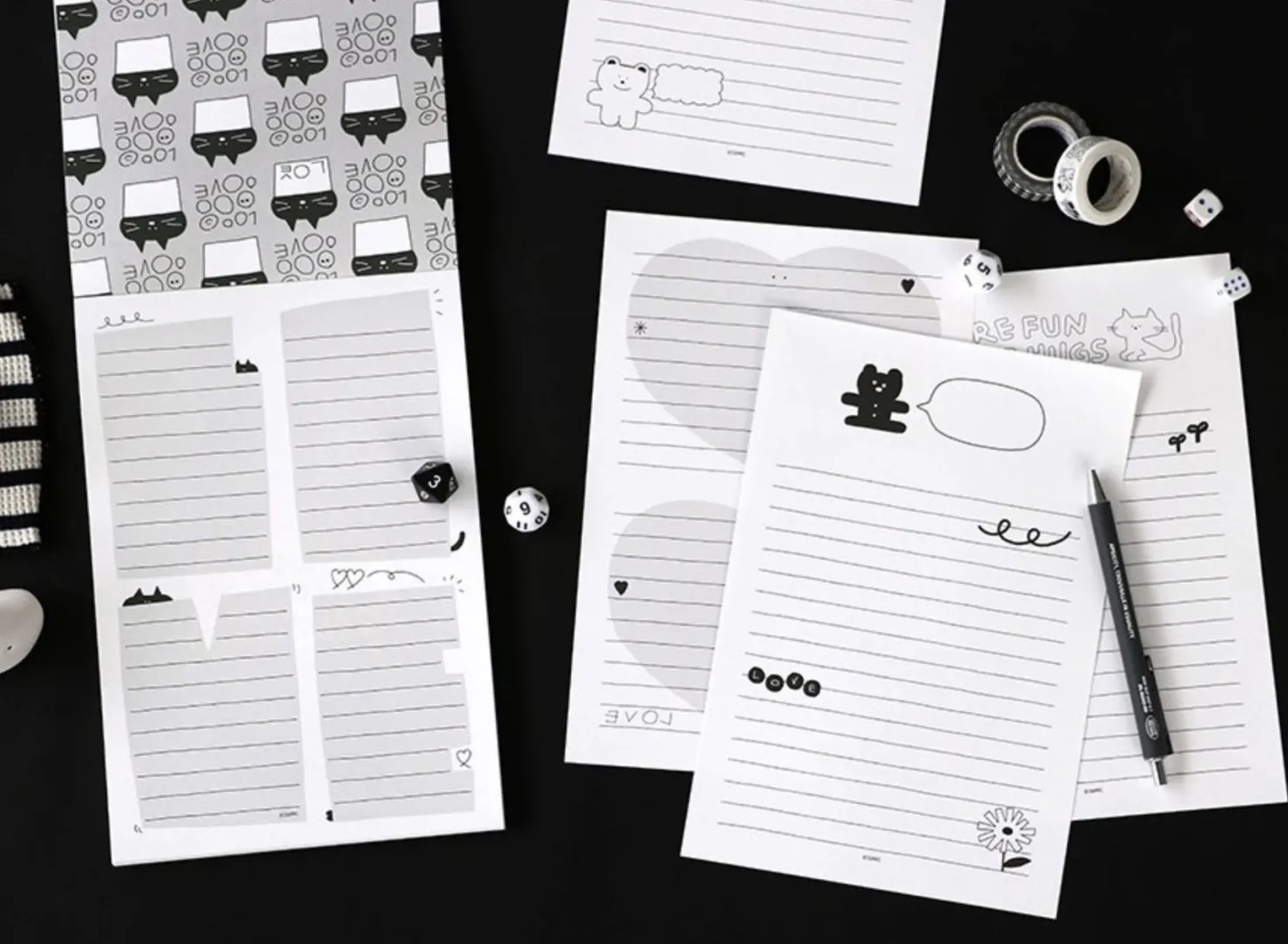 Doodle Letter Notepad