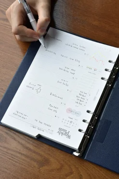 Double-sided Classy 6 Ring A5 Index Planner Refill