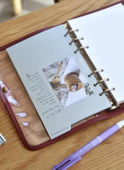 Double-sided Classy 6 Ring A6 Index Planner Refill v1