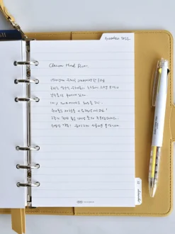 Double-sided Classy 6 Ring A6 Index Planner Refill v2