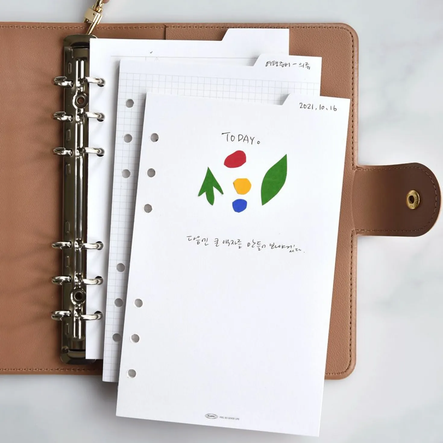 Double-sided Classy 6 Ring A6 Index Planner Refill v2
