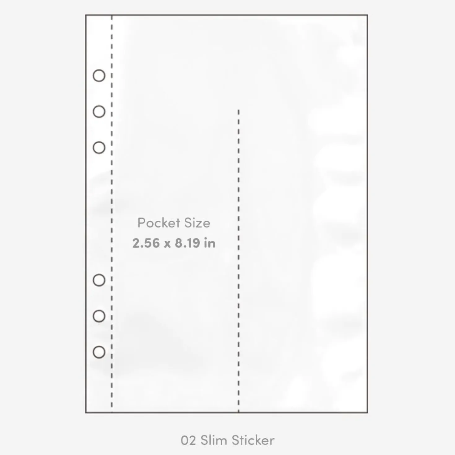 Double-sided 6 Ring A5 Pocket Refill