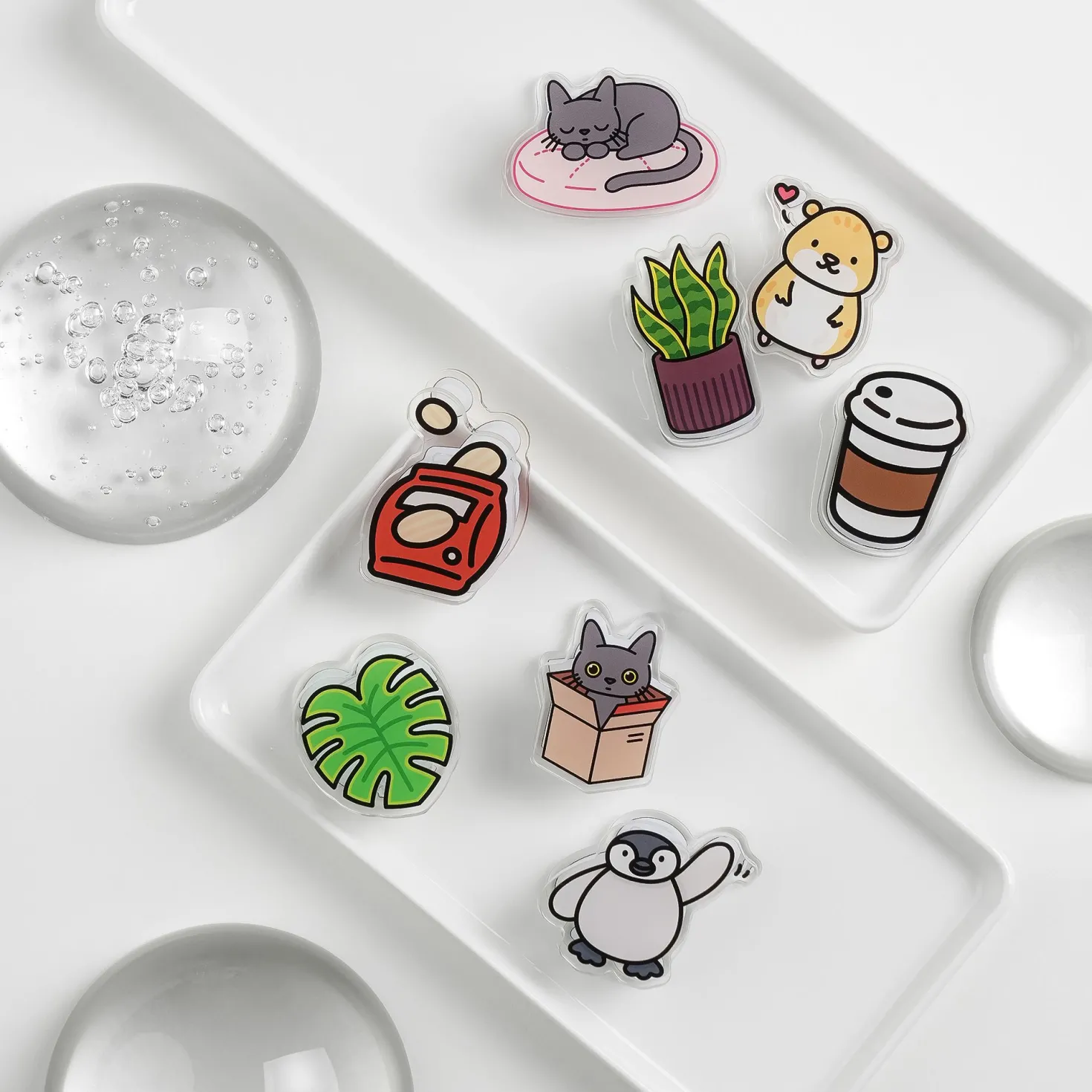 Double-sided Themed Acrylic Clip