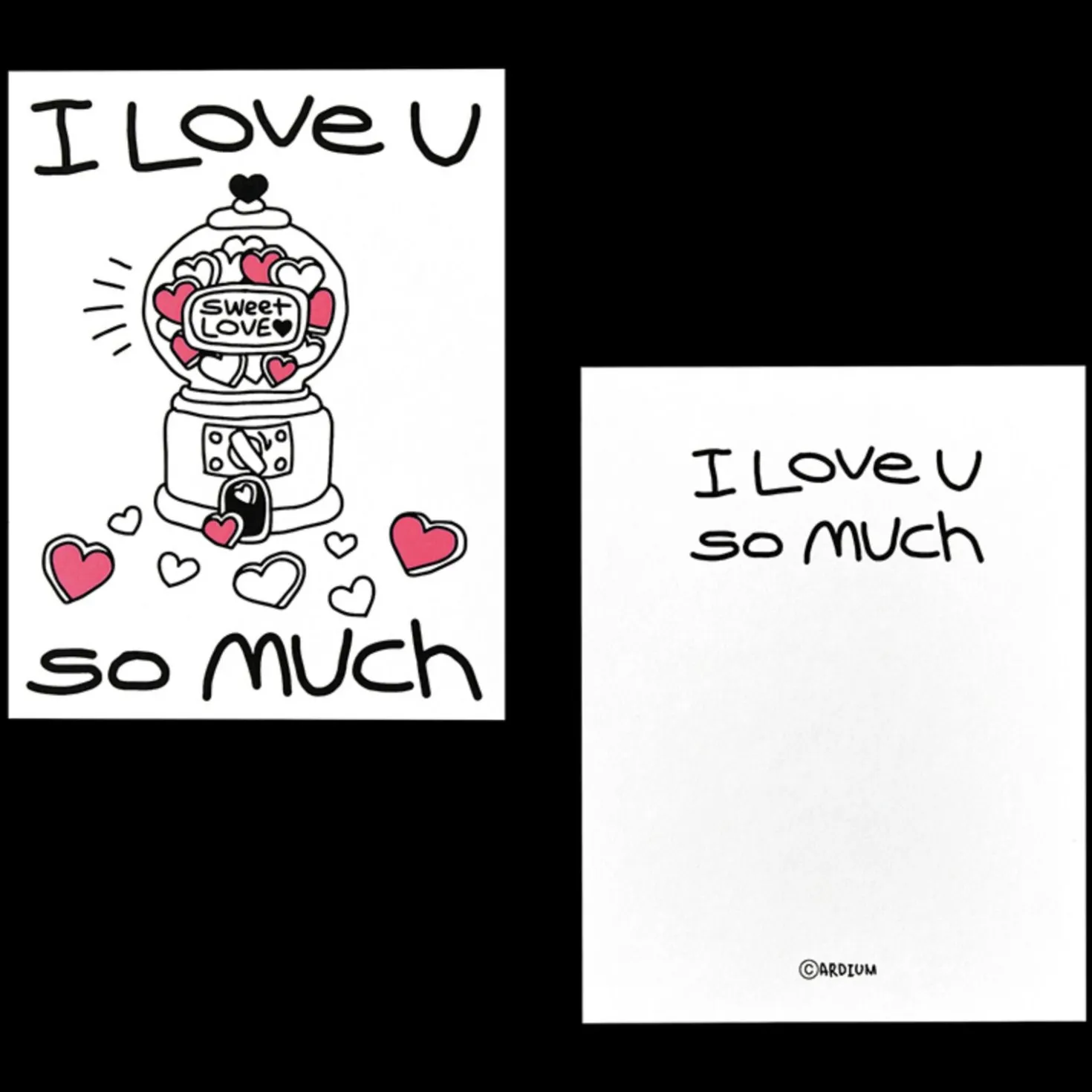 Drawing Message Postcard