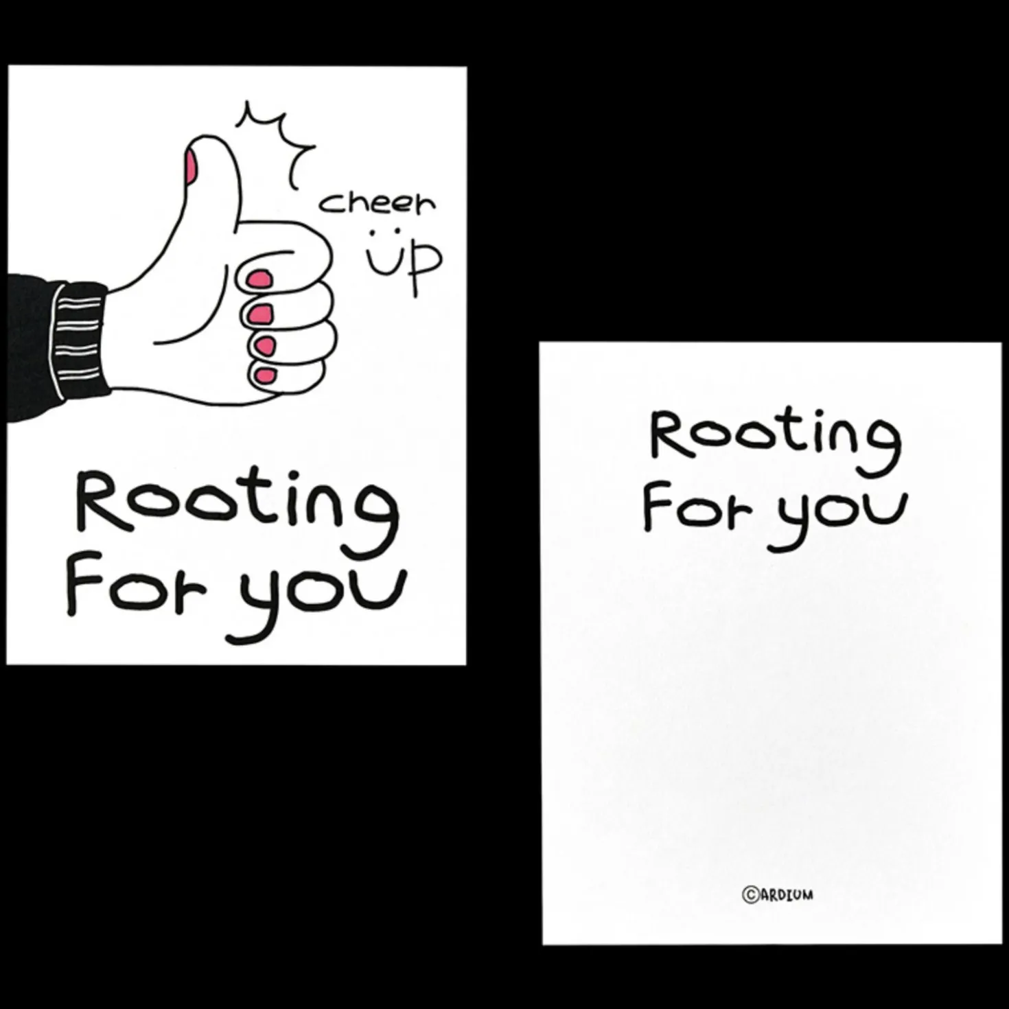 Drawing Message Postcard