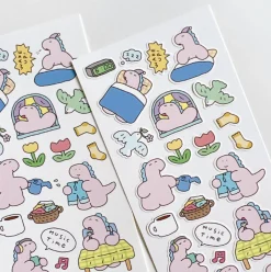 Early Bird Dino Deco Sticker