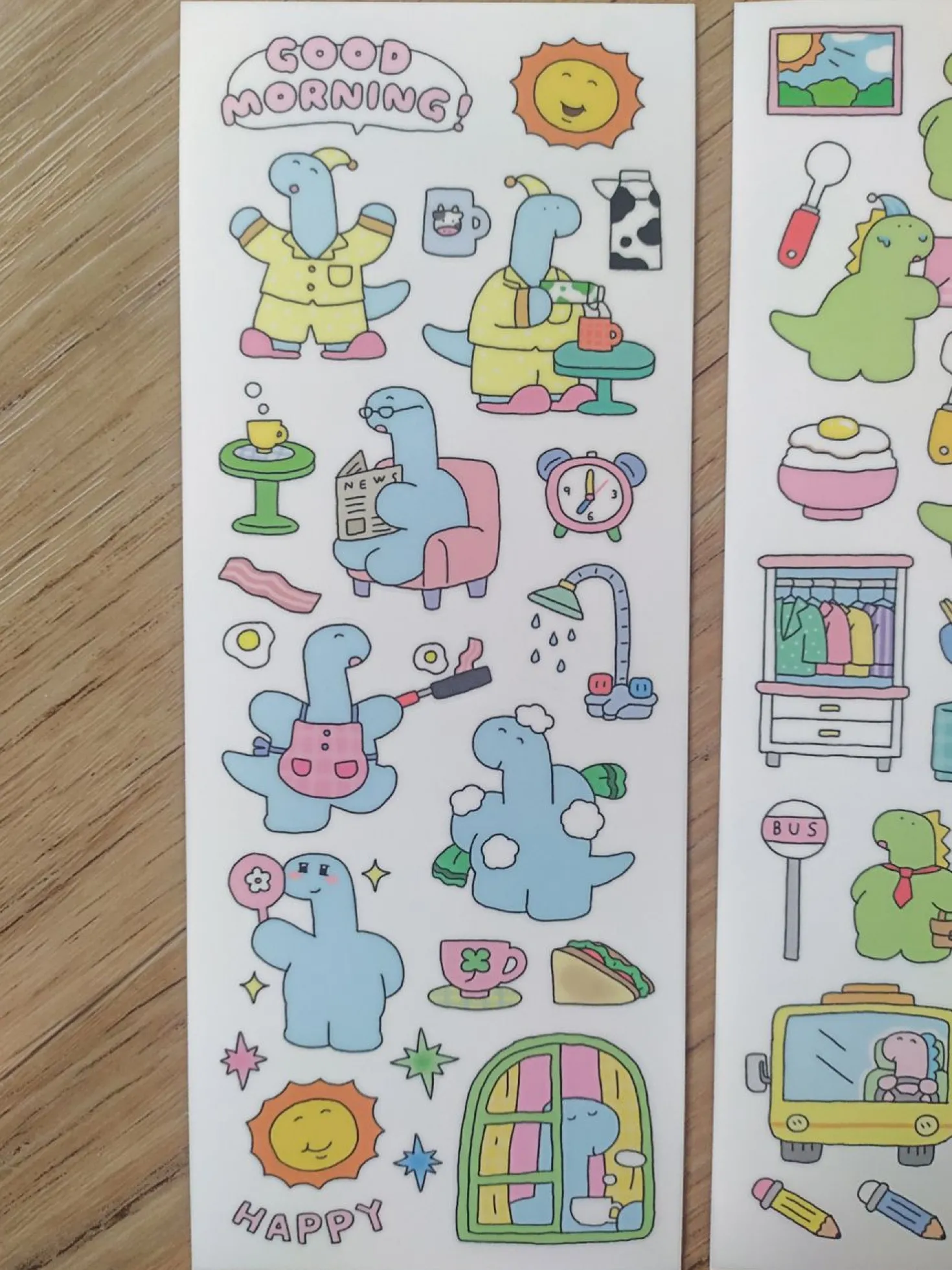 Early Bird Dino Deco Sticker