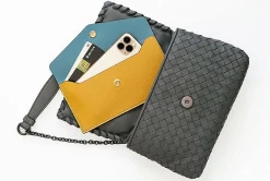 Edge Vegan Leather Slim Pouch