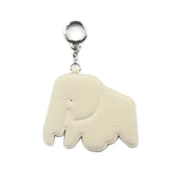 Elephant Vegan Leather Key Ring