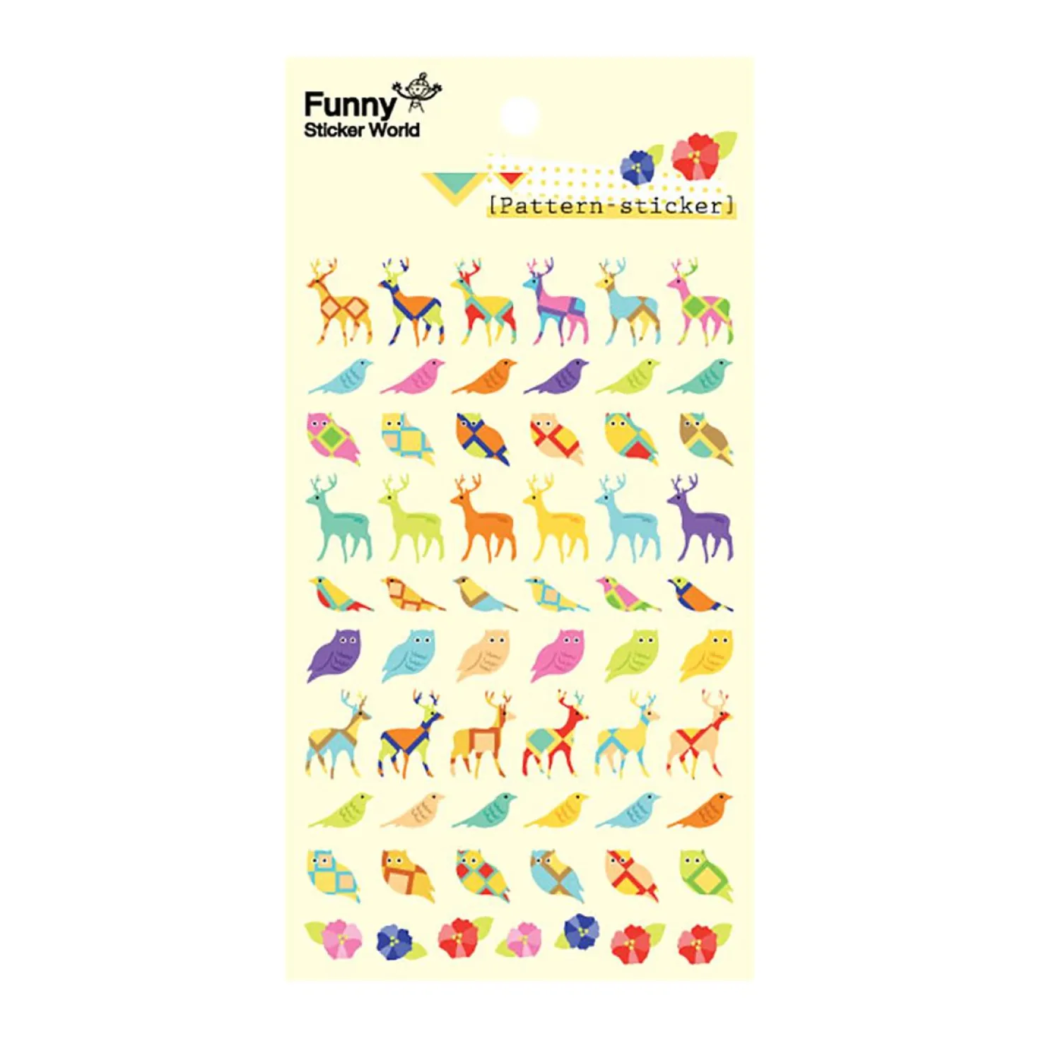 Elk & Bird Hologram Epoxy Sticker