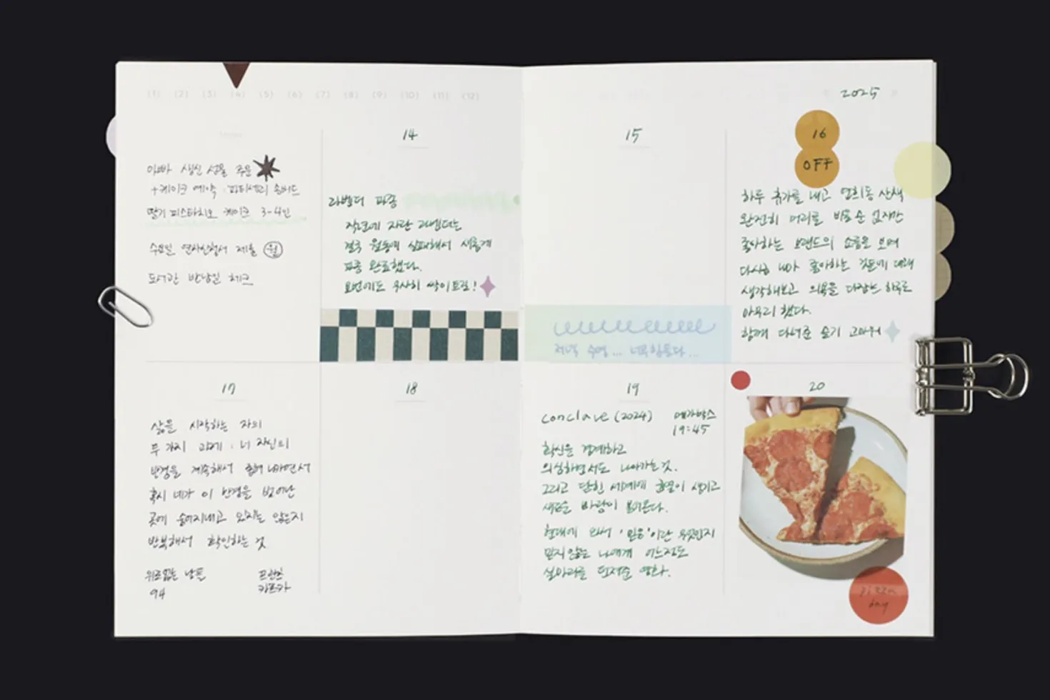 Episode A6 Weekly Journal