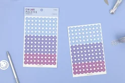 Face Color Palette Sticker