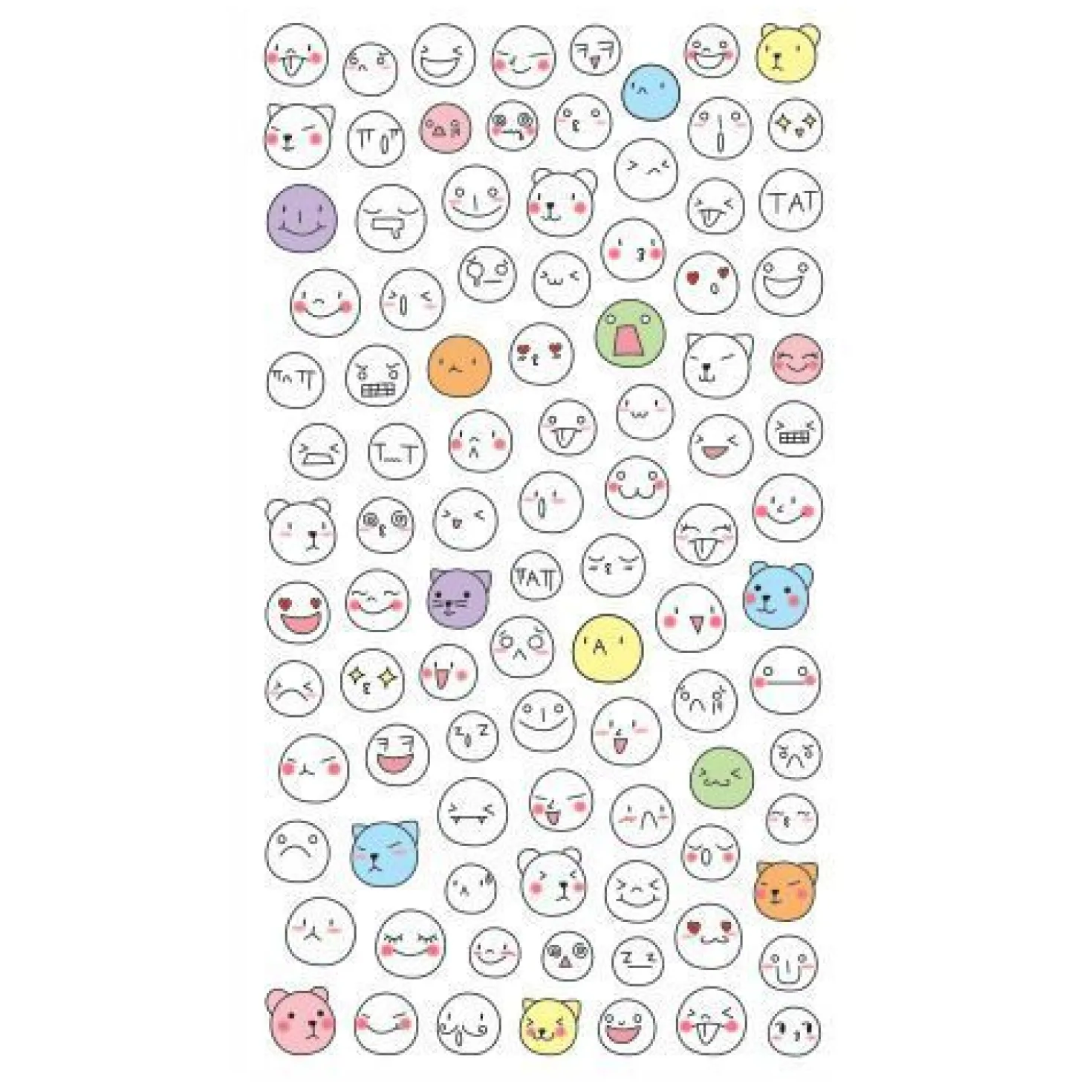 Face Emoji Sticker Set v1